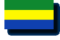 Staatsflagge Gabun / Gabon