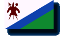 Staatsflagge Lesotho (.ls)