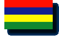 Staatsflagge Mauritius / .mu