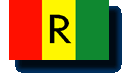 Staatsflagge Ruanda / Rwanda / .rw
