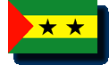 Staatsflagge Sao Tome & Principe / Sao Tome and Principe / .st