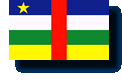Staatsflagge Zentralafrikanische Republik / Central African Republic / .cf