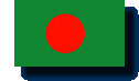 Staatsflagge Bangladesch / Bangladesh / .bd