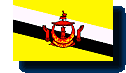 Staatsflagge Brunei / Brunei ( Darussalam ) /.bn