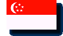 Staatsflagge Singapur / Singapore / .sg