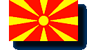 Staatsflagge Mazedonien / Macedonia (Makedonija) / .mk