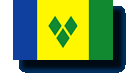 Staatsflagge St. Vincent und die Grenadinen / Saint Vincent and the Grenadines / .vc
