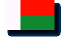 Staatsflagge Madagaskar / Madagascar / .mg