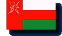 Staatsflagge Oman / Oman ( Uman ) / .om