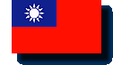 Staatsflagge Taiwan (Republik China)/ Taiwan (T'ai-wan) / .tw