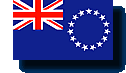 Staatsflagge Cook-Inseln / Cook Islands / .ck