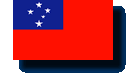 Staatsflagge Samoa / .ws