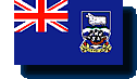 Staatsflagge Falkland Inseln (UK) / Falkland Islands (United Kingdom) / .fk