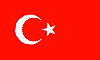 Flagge von Turkey