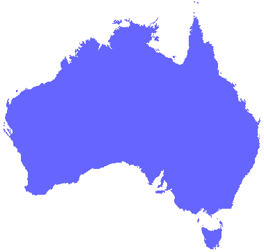 Karte Australien