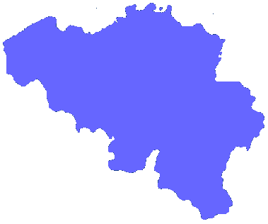 Karte Belgien