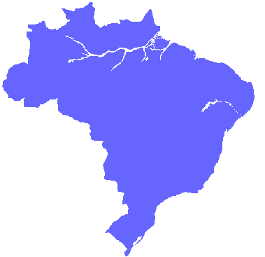 Karte Brasilien