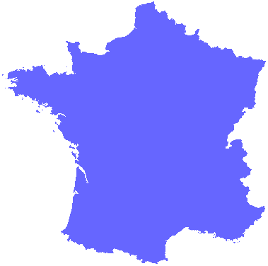 Karte Frankreich