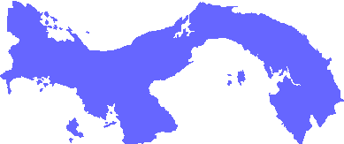 Karte Panama