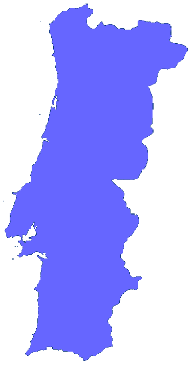 Karte Portugal