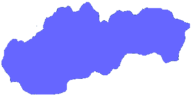 Karte Slowakei