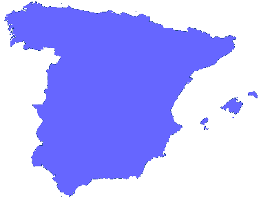 Karte Spanien