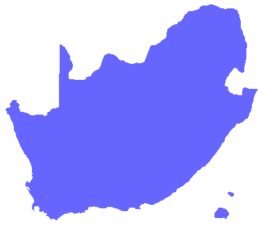 Karte Suedafrika